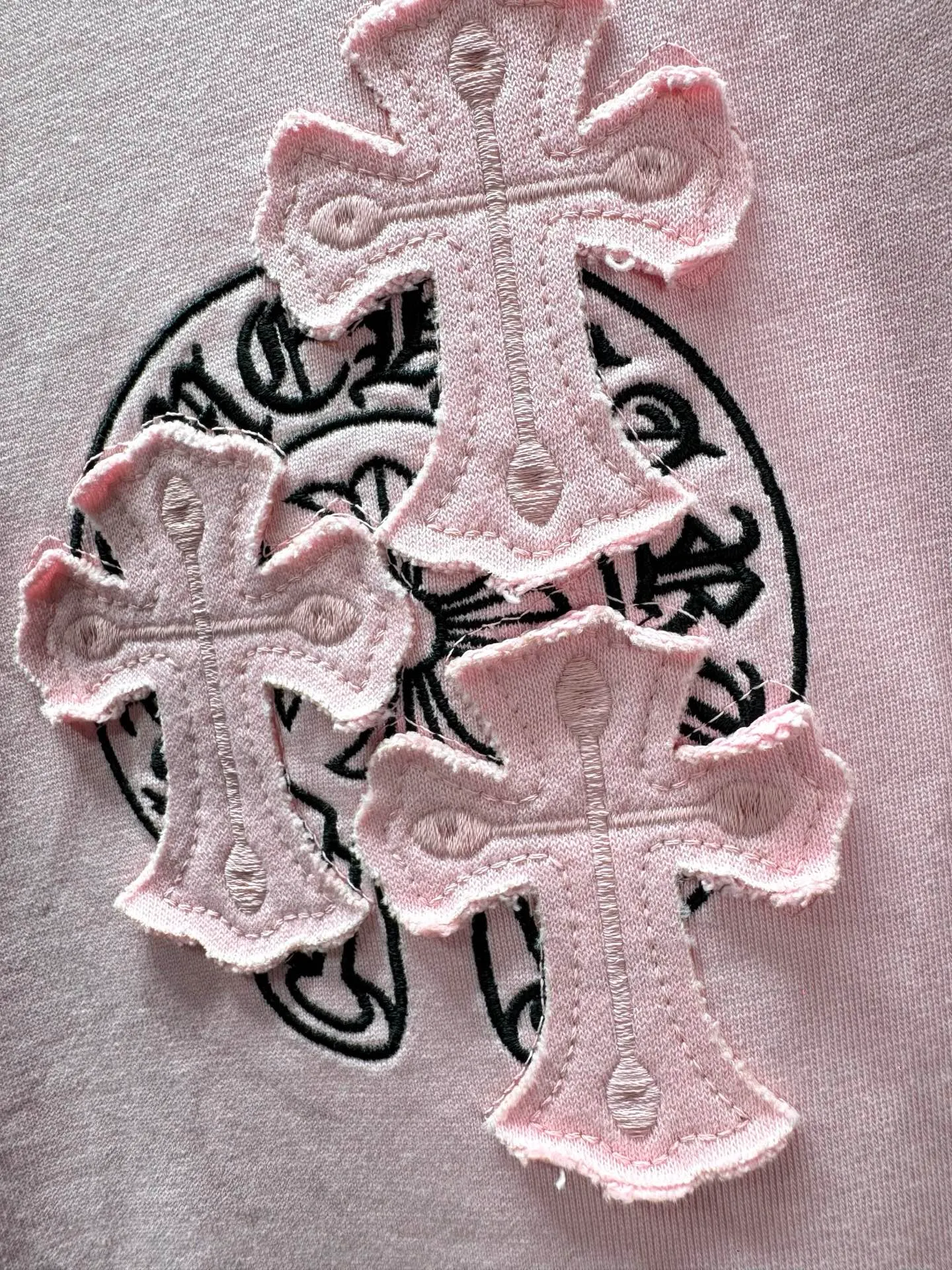 Chrome Hearts* ‼️ T ® 🖤 g ， ， ， 。 ➕ ， ， ， ， 。 ，Retro ， ， ! ， ， 。 ⚠️ ： ⚠️WJ 014 Same Style 𝐂𝐎𝐋𝐎𝐔𝐑：White Pink Black 𝐒𝐈𝐙𝐄：S-Xl